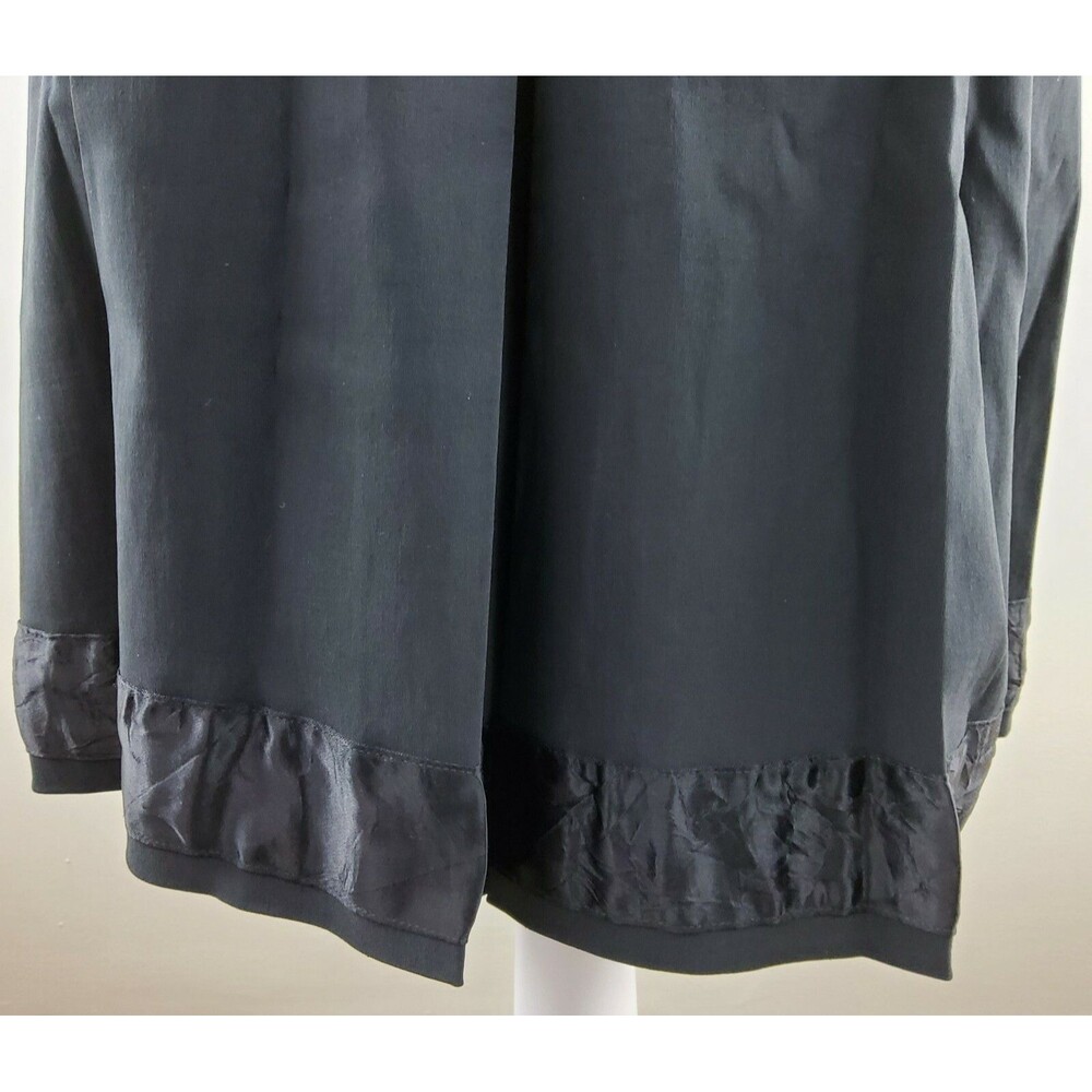 Jp & Mattie Women's Ribbon Trim A Line Skirt Black Size S View 6